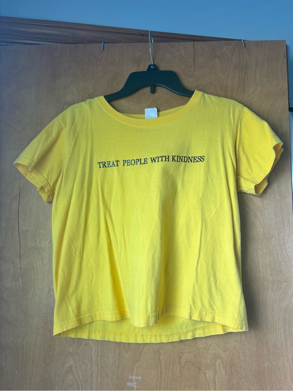 Yellow Harry Styles "Treat People With Kindness" Graphic Tee